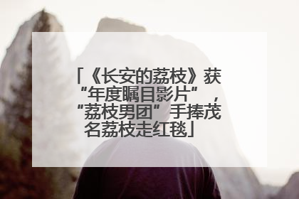 《长安的荔枝》获“年度瞩目影片”，“荔枝男团”手捧茂名荔枝走红毯