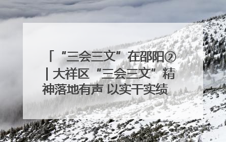 “三会三文”在邵阳②｜大祥区“三会三文”精神落地有声 以实干实绩助力区域高质量发展