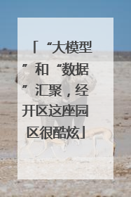 “大模型”和“数据”汇聚，经开区这座园区很酷炫