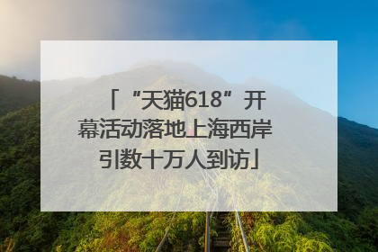 “天猫618”开幕活动落地上海西岸 引数十万人到访