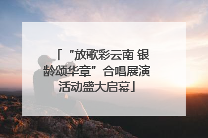 “放歌彩云南 银龄颂华章”合唱展演活动盛大启幕