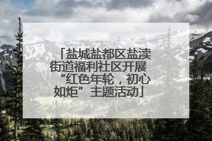 盐城盐都区盐渎街道福利社区开展“红色年轮，初心如炬”主题活动
