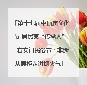 第十七届中顶庙文化节 居民变“传承人”！右安门民俗节：非遗从展柜走进烟火气