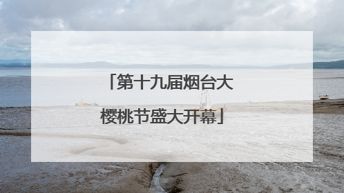 第十九届烟台大樱桃节盛大开幕