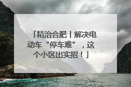 精治合肥丨解决电动车“停车难”，这个小区出实招！