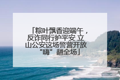 粽叶飘香迎端午，反诈同行护平安 立山公安这场警营开放“嗨”翻全场