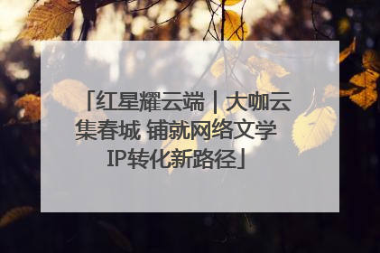 红星耀云端｜大咖云集春城 铺就网络文学IP转化新路径