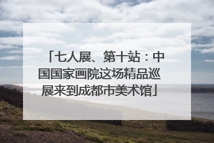 七人展、第十站：中国国家画院这场精品巡展来到成都市美术馆
