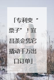 专利变“票子”！宜昌茶企凭它撬动千万出口订单