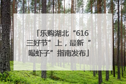 乐购湖北“616三好节”上，最新“嘬虾子”指南发布