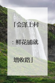 会泽上村：鲜花铺就增收路