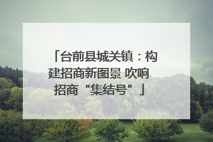 台前县城关镇：构建招商新图景 吹响招商“集结号”