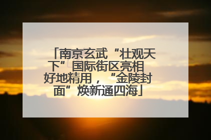 南京玄武“壮观天下”国际街区亮相 好地精用，“金陵封面”焕新通四海