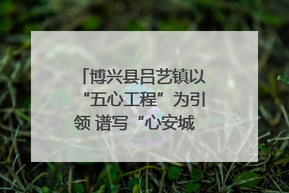 博兴县吕艺镇以“五心工程”为引领 谱写“心安城市”建设新篇章