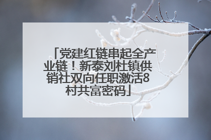党建红链串起全产业链！新泰刘杜镇供销社双向任职激活8村共富密码