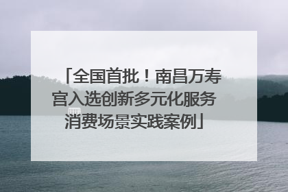 全国首批！南昌万寿宫入选创新多元化服务消费场景实践案例