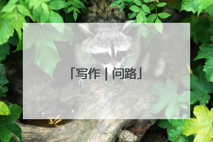 写作｜问路