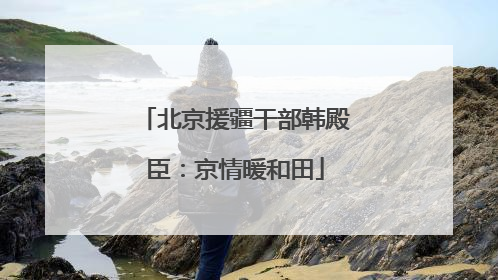 北京援疆干部韩殿臣：京情暖和田