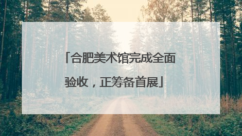 合肥美术馆完成全面验收，正筹备首展