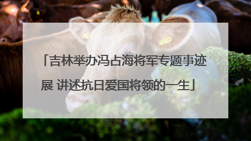 吉林举办冯占海将军专题事迹展 讲述抗日爱国将领的一生