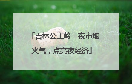 吉林公主岭：夜市烟火气，点亮夜经济