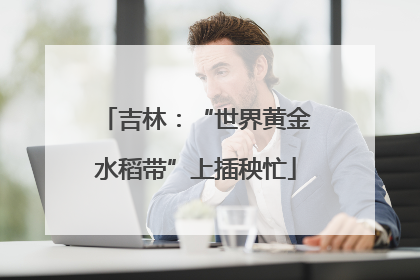 吉林：“世界黄金水稻带”上插秧忙