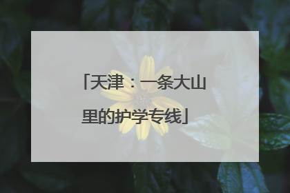 天津：一条大山里的护学专线