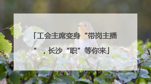工会主席变身“带岗主播”，长沙“职”等你来