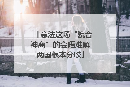 意法这场“貌合神离”的会晤难解两国根本分歧