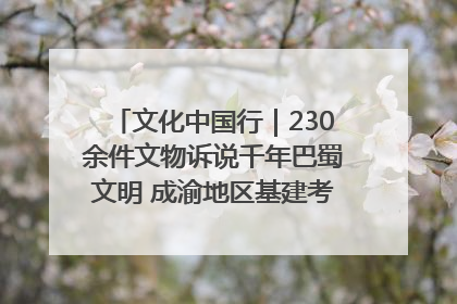文化中国行｜230余件文物诉说千年巴蜀文明 成渝地区基建考古成果展开展