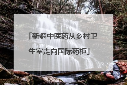 新疆中医药从乡村卫生室走向国际药柜