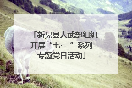 新晃县人武部组织开展“七·一”系列专题党日活动
