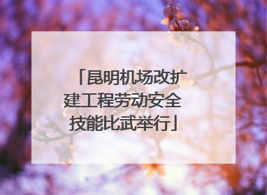 昆明机场改扩建工程劳动安全技能比武举行