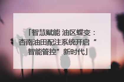 智慧赋能 油区蝶变：杏南油田配注系统开启“智能管控”新时代