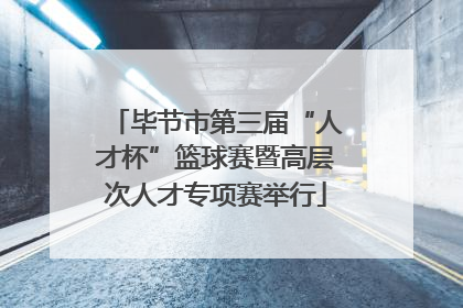 毕节市第三届“人才杯”篮球赛暨高层次人才专项赛举行