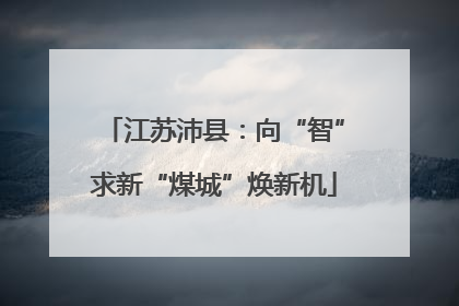 江苏沛县：向“智”求新“煤城”焕新机