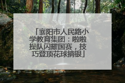 襄阳市人民路小学教育集团：啦啦操队闪耀国赛，技巧登顶花球摘银