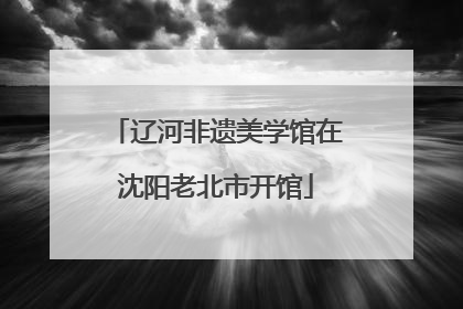辽河非遗美学馆在沈阳老北市开馆