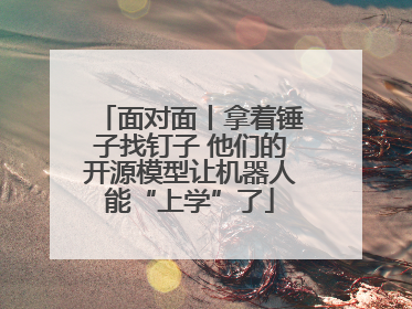 面对面丨拿着锤子找钉子 他们的开源模型让机器人能“上学”了