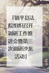 镇平县法院组织召开调研工作推进会暨第三次调研沙龙活动