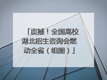 震撼！全国高校湖北招生咨询会燃动全省（组图）