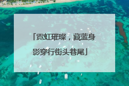 霓虹璀璨，藏蓝身影穿行街头巷尾