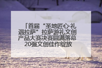 首届“圣地匠心·礼遇拉萨”拉萨游礼文创产品大赛决赛圆满落幕 20强文创佳作绽放雪域文化魅力