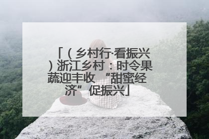 （乡村行·看振兴）浙江乡村：时令果蔬迎丰收 “甜蜜经济”促振兴