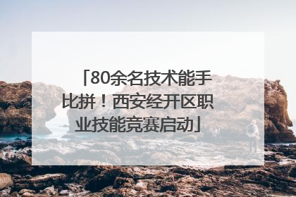 80余名技术能手比拼！西安经开区职业技能竞赛启动