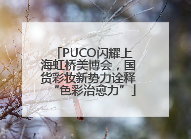 PUCO闪耀上海虹桥美博会，国货彩妆新势力诠释“色彩治愈力”